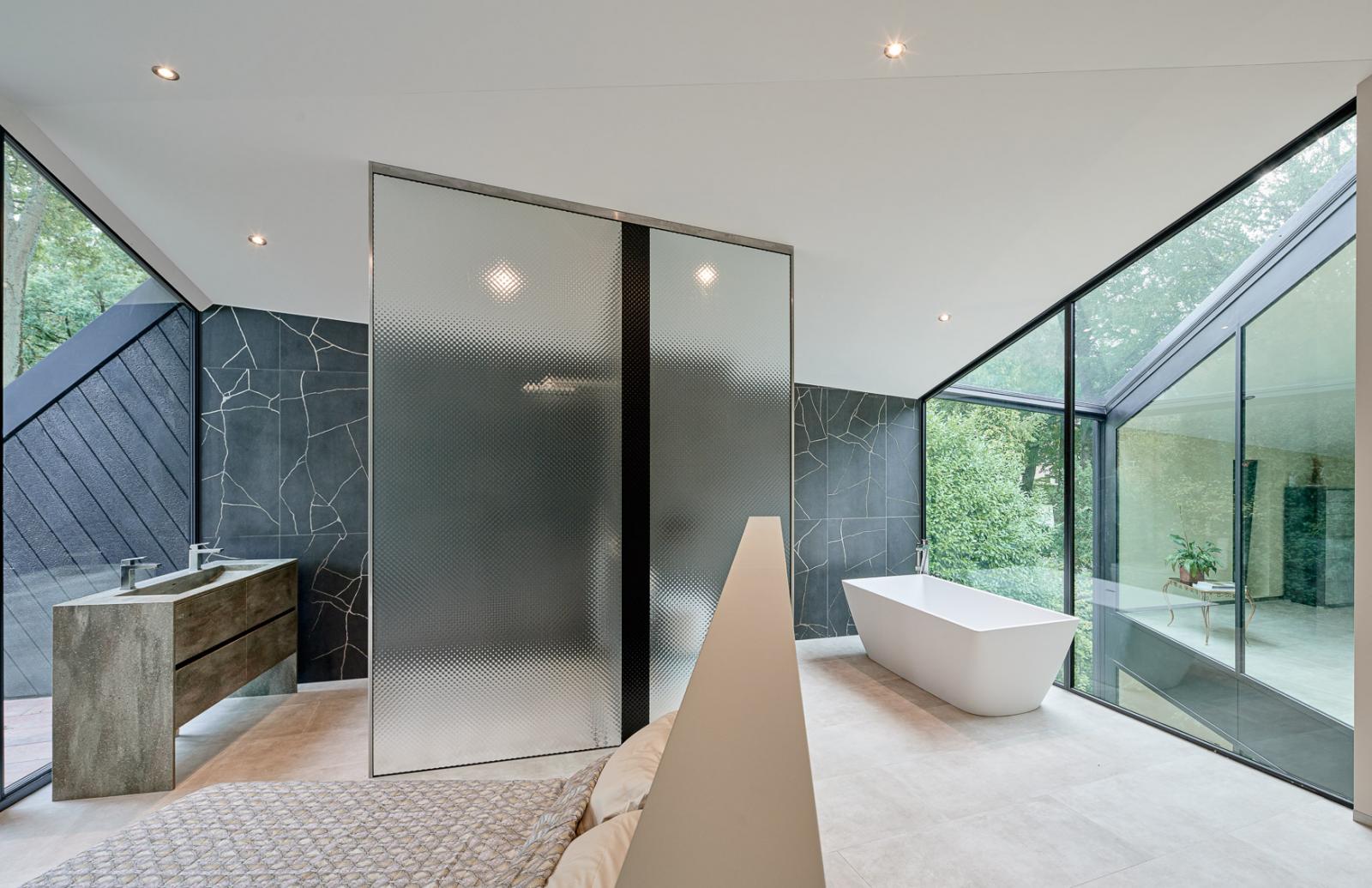 Badkamer in diamond house